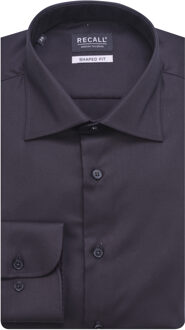 Overhemd met lange mouwen Zwart - 38 (S)