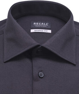 Overhemd met lange mouwen Zwart - 43 (XL)