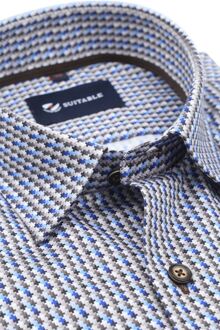 Overhemd Minecraft Multicolour Blauw - 38,39,40,41