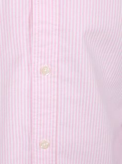 Overhemd Oxford Streep Roze - 3XL,L,M,S,XL,XXL