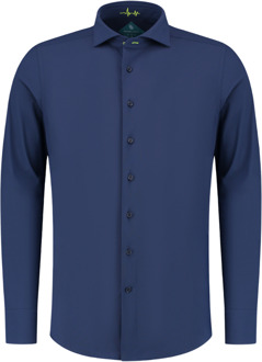 Overhemd Performance Dark Blue   44 Navy