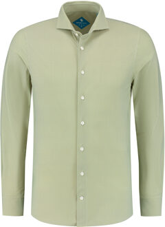 Overhemd Performance Print Green   37 Groen