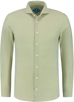 Overhemd Performance Print Green   38 Groen