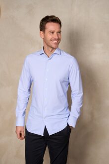 Overhemd Performance Stripe Blue  39 Blauw