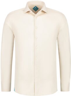 Overhemd Pique Performance Beige   42