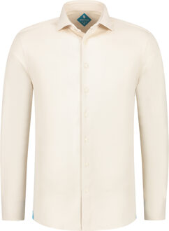Overhemd Pique Performance Beige   46