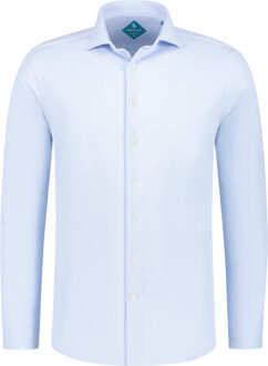 Overhemd Pique Performance Licht Blauw   47