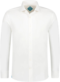 Overhemd Pique Performance Wit   41