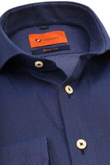 Overhemd Point Navy Donkerblauw - 38,39,40