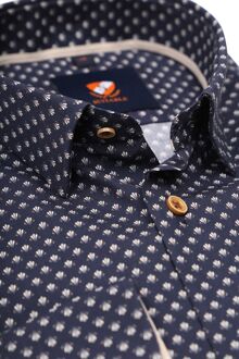 Overhemd Print Donkerblauw 267-10 - 38,39,40,41
