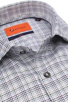 Overhemd Print Groen - 38,39,40