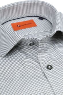 Overhemd Print Groen - 38,41