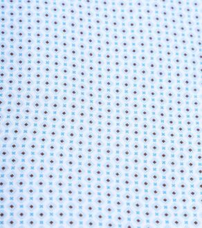 Overhemd Print Lichtblauw - 38,40,42