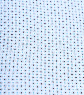 Overhemd Print Lichtblauw - 40