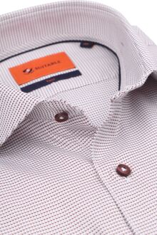 Overhemd Print Rood Hook - 38,39