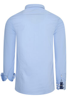 Overhemd regular fit Blauw - 3XL