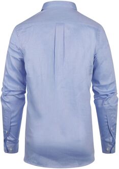 Overhemd  Regular-fit Dobby Lichtblauw Regular-fit - M,XXL