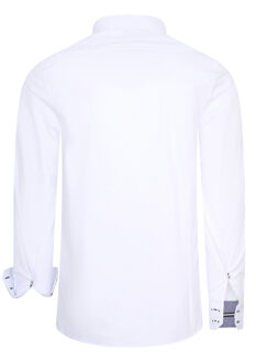 Overhemd regular fit Wit - S