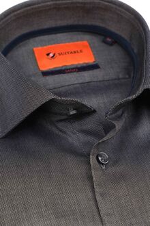 Overhemd Roy Oxford Antraciet Grijs - 38,39