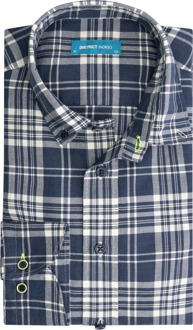 Overhemd Ruit Blauw   46