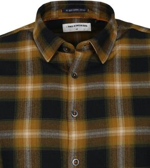 Overhemd Ruit Olijfgroen - L,XL,XXL,3XL