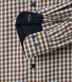 Overhemd Ruiten Beige - M