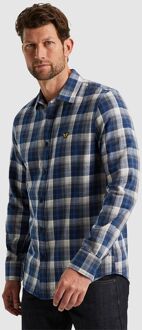 Overhemd Ruiten Blauw - L,M,XL,XXL