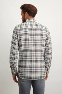 Overhemd Ruiten Greige Groen - M,XXL