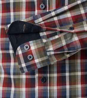 Overhemd Ruiten Multicolour Groen - L