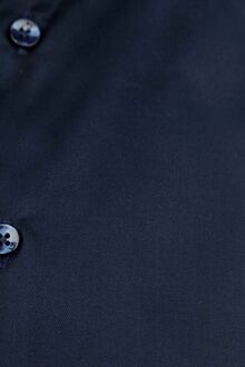 Overhemd Skinny Fit Navy 241-1 Donkerblauw - 37,38