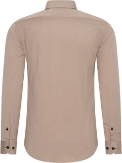 Overhemd slim fit Beige - M