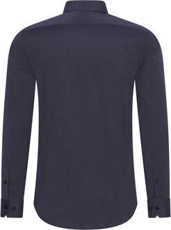 Overhemd slim fit Blauw - 6XL