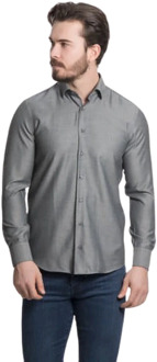 Overhemd slim fit Grijs - 45 (XXL)