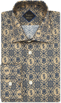 Overhemd Slim Fit - maat Beige