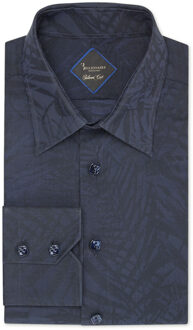 Overhemd Slim Fit Palms - maat Donkerblauw