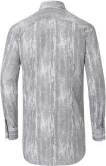 Overhemd Slim Fit Wit/Zwart - XS