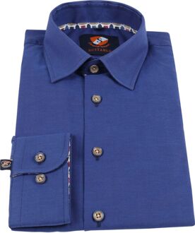 Overhemd Smart Indigo Blauw Donkerblauw - 39,43