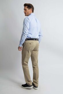 Overhemd Streep Lichtblauw - 3XL,M,L,XL,XXL