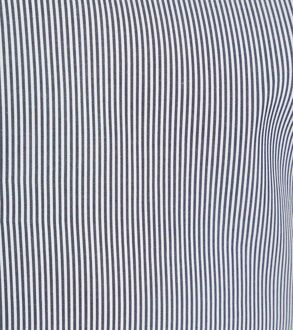 Overhemd Streep Navy Blauw - 3XL,L,M,XL,XXL