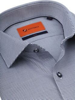 Overhemd Triangle Navy Blauw - 39,40,41,42