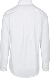 Overhemd Twill Borstzak Wit - 3XL,L,M,XL,XXL