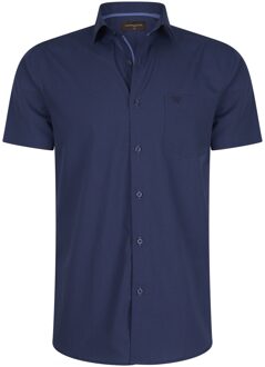 Overhemden Korte Mouw Palermo Blauw - 2XL