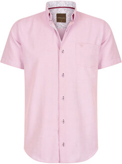 Overhemden Korte Mouw Roze Roze - S