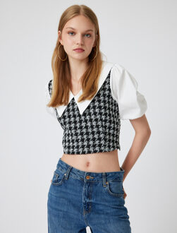 OVERHEMDEN LANGE MOUW Babykraag Lange mouw Overhemd Zwart