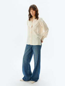 OVERHEMDEN LANGE MOUW Overhemdkraag Lange mouw Overhemd Beige