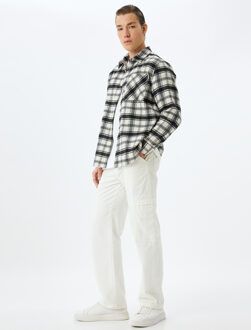 OVERHEMDEN LANGE MOUW Overhemdkraag Lange mouw Overhemd Ecru