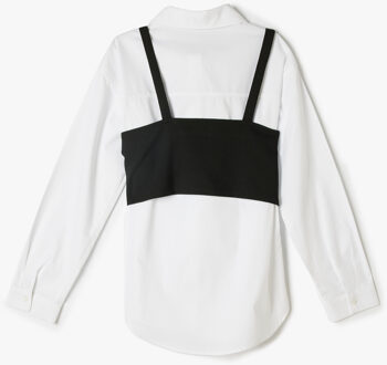 OVERHEMDEN LANGE MOUW Overhemdkraag Lange mouw Overhemd Wit