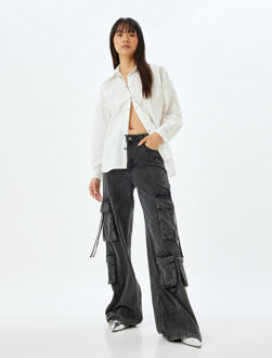 OVERHEMDEN LANGE MOUW Overhemdkraag Lange mouw Overhemd Wit