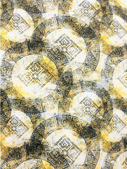 Overhemden met digitale geel Veelkleurig - L