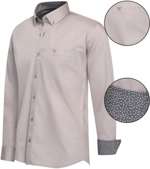 Overhemden Regular Fit Overhemd Grijs - M